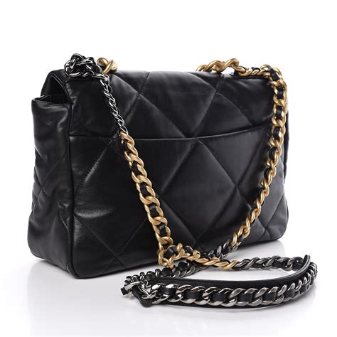 large chanel bag ioffer|CHANEL Lambskin Quilted Large Chanel 19 Flap Black.